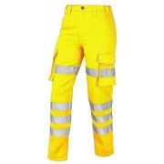 Jafco FlameAwear Women's FR AS Arc 4kA Hi-Vis Yellow Cargo Trousers - Tall Leg