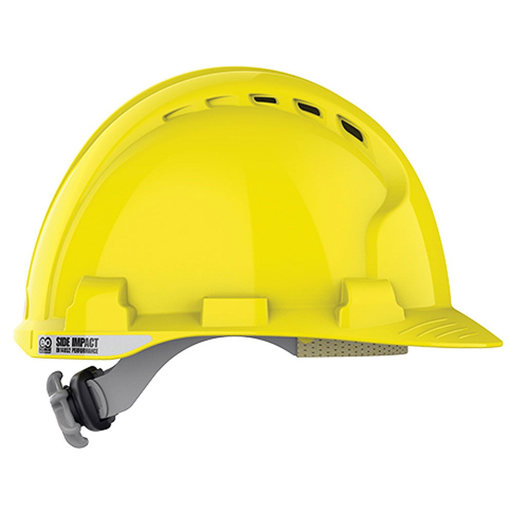 JSP EVO8 High Impact Vented Safety Helmet - Yellow