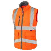 Leo Sandymere Women's Rail Hi-Vis Orange Body Warmer