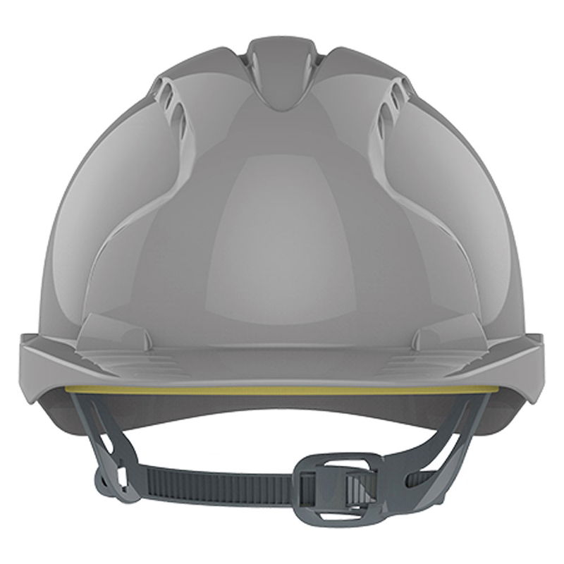 JSP EVO3 Vented Slip Ratchet Safety Helmet - Grey