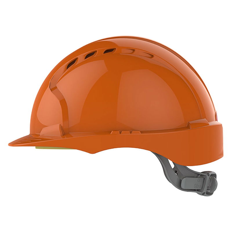 JSP EVO3 Vented Slip Ratchet Safety Helmet - Orange