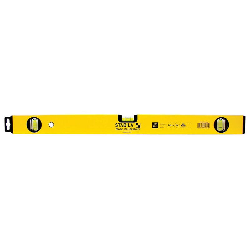 Stabila 70-2 Series 3 Vial Spirit Level - 48 inch