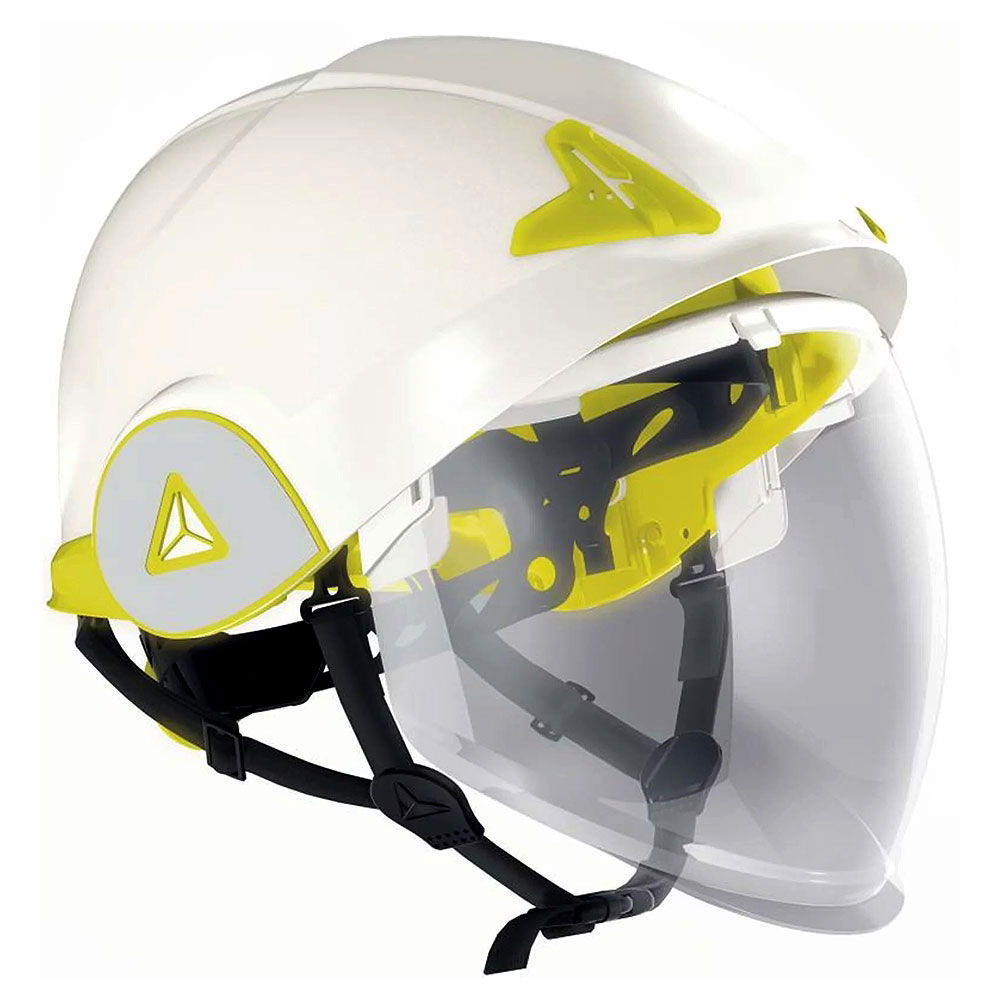 Delta Plus Onyx Safety Helmet with Retractable Visor