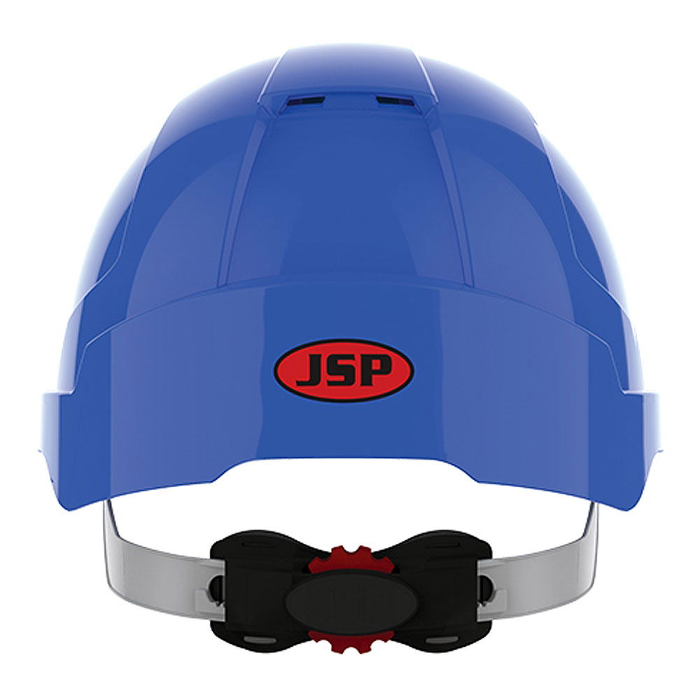 JSP EVOLite Vented Wheel Ratchet Safety Helmet - Blue