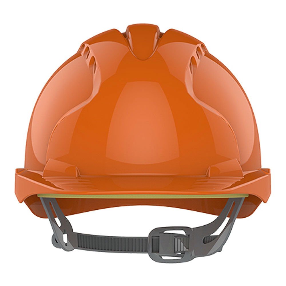 JSP EVO3 Vented Slip Ratchet Safety Helmet - Orange