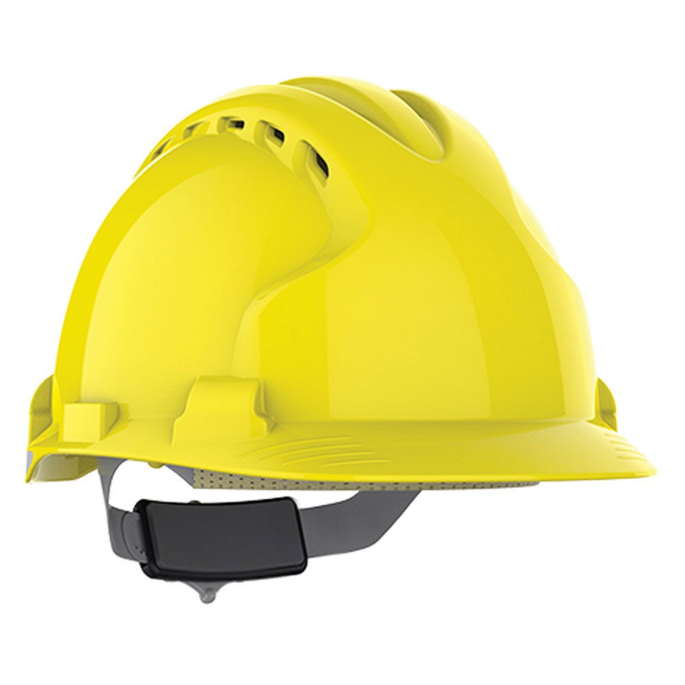 JSP EVO8 High Impact Vented Safety Helmet - Yellow