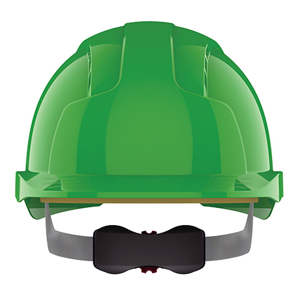 JSP EVOLite Vented Wheel Ratchet Safety Helmet - Green