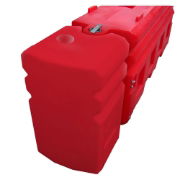 RB22 Red Barrier Stop End