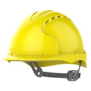 JSP EVO3 Vented Slip Ratchet Safety Helmet - Yellow