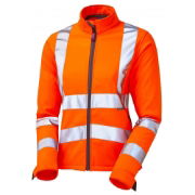 Leo Honeywell Women's Rail Hi-Vis Orange Softshell Jacket