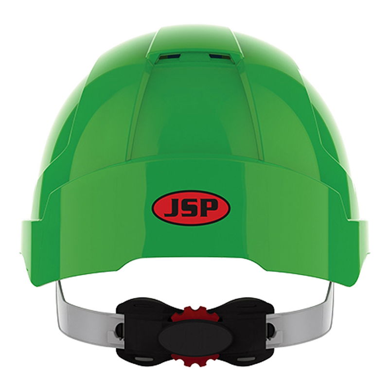 JSP EVOLite Vented Wheel Ratchet Safety Helmet - Green