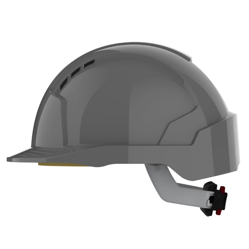 JSP EVOLite Vented Wheel Ratchet Safety Helmet - Grey