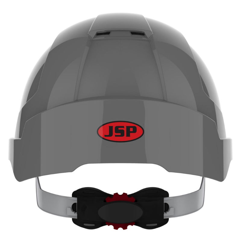 JSP EVOLite Vented Wheel Ratchet Safety Helmet - Grey