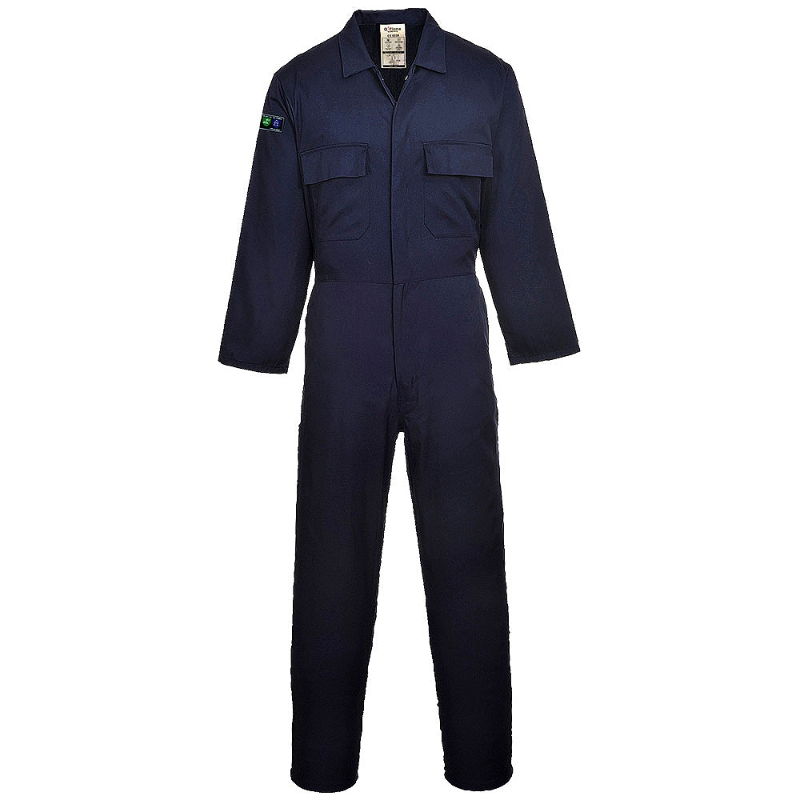 Q-Flame FR AS Arc Navy Coverall - Tall Leg