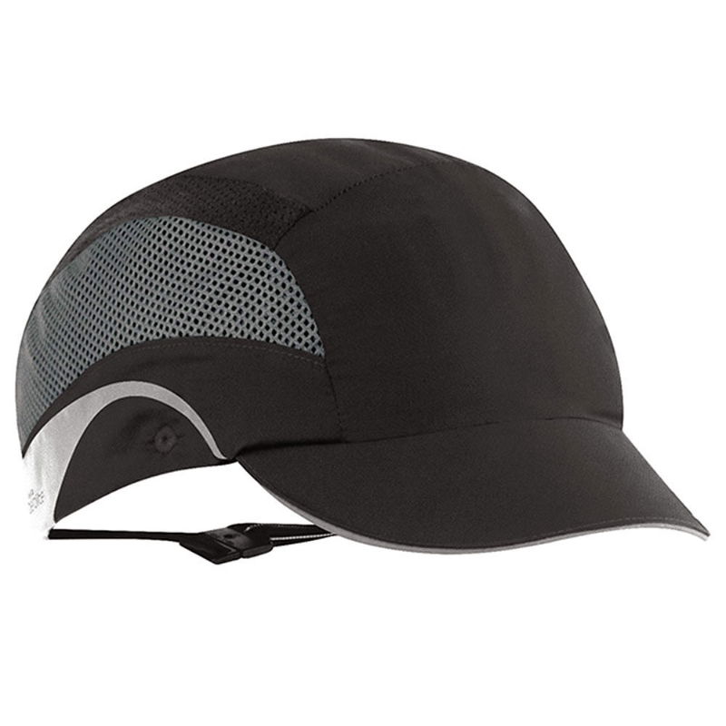 JSP HardCap AeroLite Short Peak Bump Cap - Black