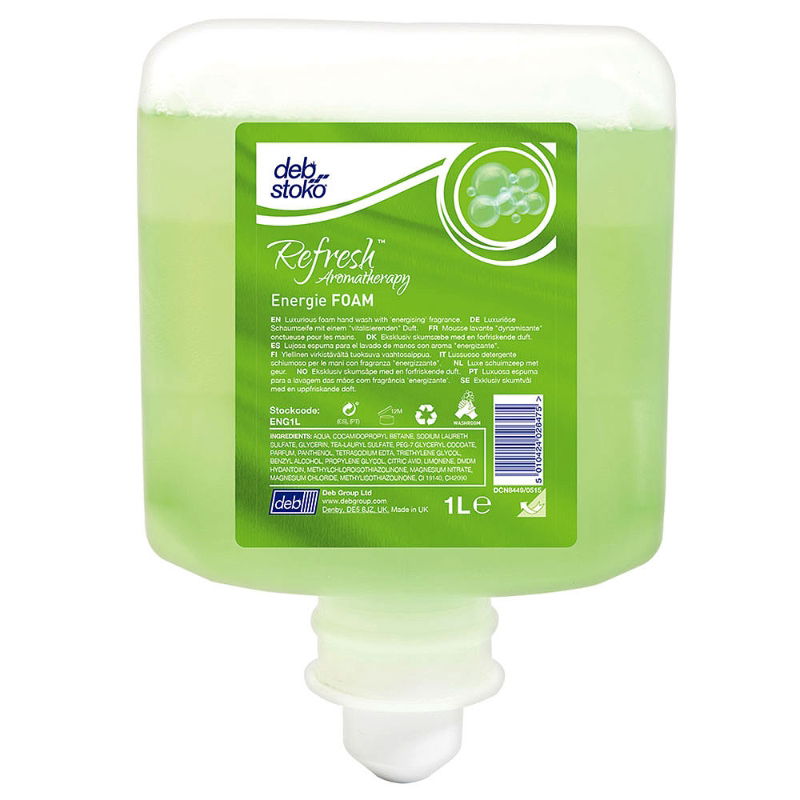 Deb Refresh Energie Foam - 1 Litre