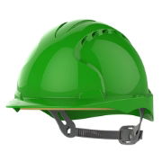 JSP EVO3 Vented Slip Ratchet Safety Helmet - Green