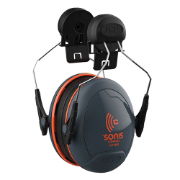 JSP Sonis Compact Low Profile Helmet Mounted Ear Defenders - 31dB SNR