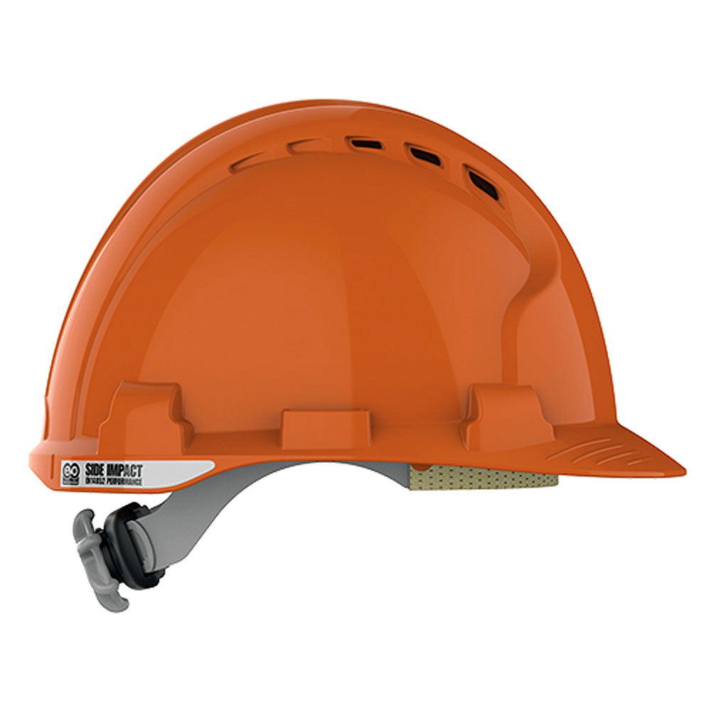 JSP EVO8 High Impact Vented Safety Helmet - Orange