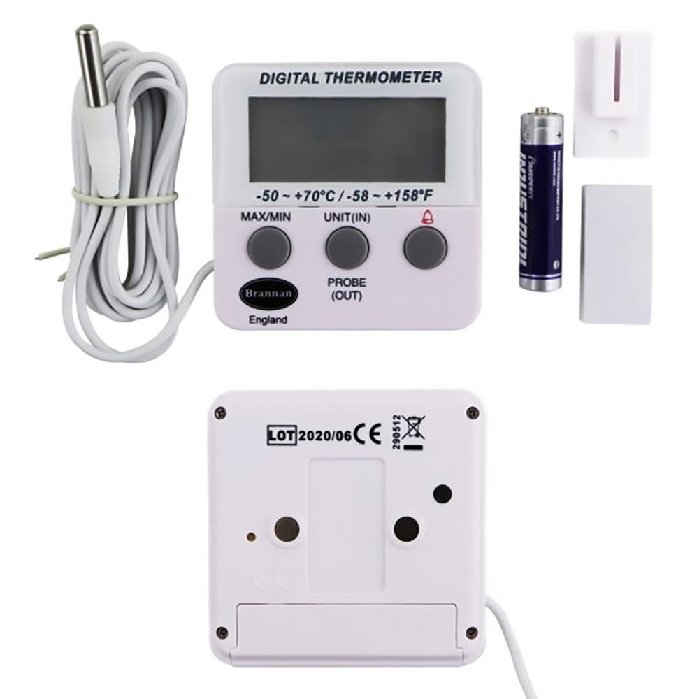 Brannan Digital Fridge / Freezer Thermometer