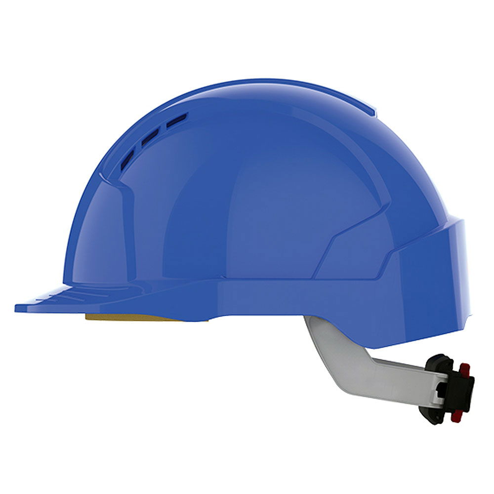 JSP EVOLite Vented Wheel Ratchet Safety Helmet - Blue