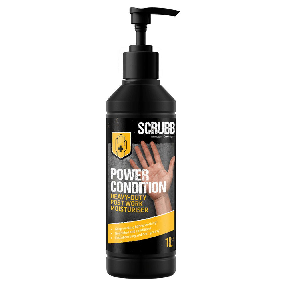 SCRUBB Power Condition Heavy Duty Post Work Moisturiser - 1 Litre