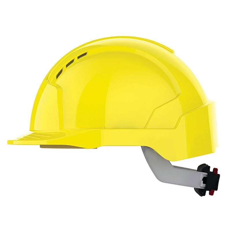 JSP EVOLite Vented Wheel Ratchet Safety Helmet - Yellow