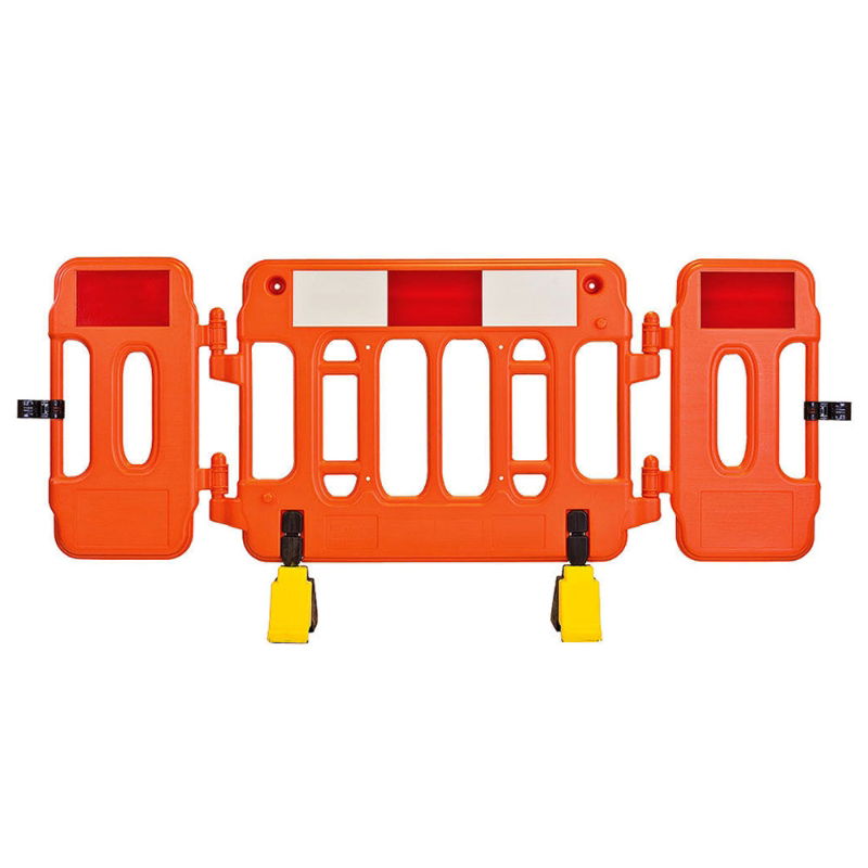 Mergon Folding Barrier with Anti-Trip Feet - 2m