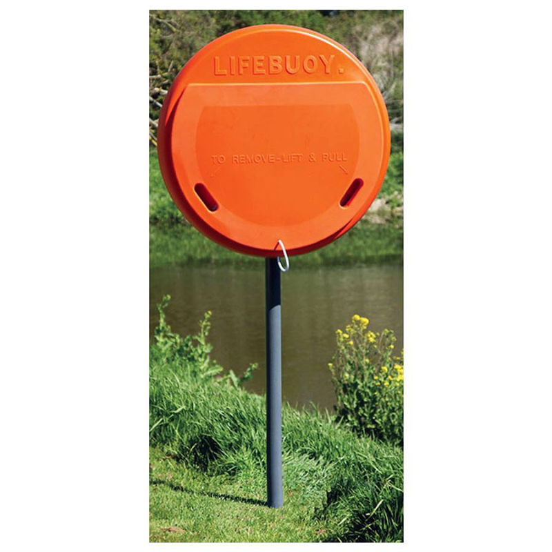Orange Pole GRP Sub-Surface Mounted Lifebouy Holder - 24 inch